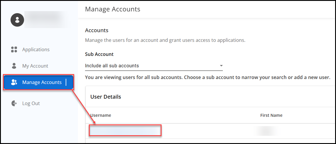 Go to manage accounts and select your name from the list.